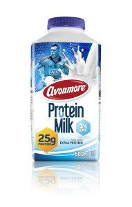 Avonmore Protein Milk contains 50% extra high quality milk protein