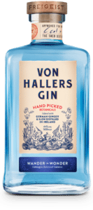 Von Hallers Gin is infused with German ginger and slow distilled in Ireland
