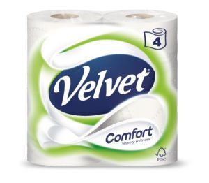 Velvet toilet tissue records value sales over almost €3 million