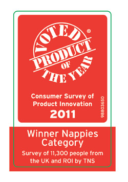 Pampers is an award winning brand