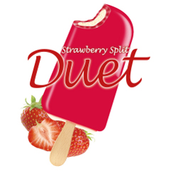 The Duet Strawberry Split contains just 118 calories