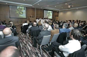 Over 150 licensees listened intently to six speakers explaining how online marketing using social media could boost their trade.