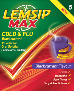Lemsip is the number one cold and flu hot drink remedy in grocery commanding 78% share