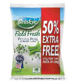 Birds Eye is Ireland’s number one frozen food brand with 18% value share