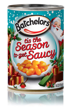 The Batchelors 420g pack has been given a limited edition festive make-over
