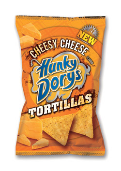 Hunky Dorys, Ireland’s best selling crinkle crisp, has launched new Hunky Dorys Cheesy Cheese and Flaming Chilli Tortillas
