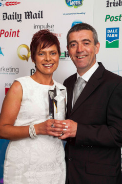 Eileen and Ger Coughlan at the GRAM Awards 2013