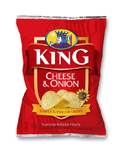 King Cheese & Onion is the number one crisp pack in Dublin