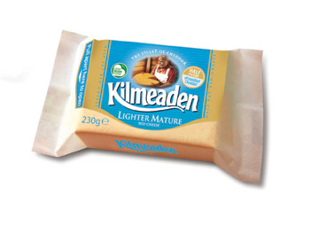 Kilmeaden Lighter offers a low fat Kilmeaden option, available in both red and white cheddar 