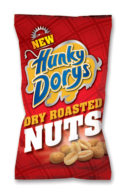  New product Hunky Dorys Nuts is available in 200 gram packs, in both Dry Roasted and Salted flavours 