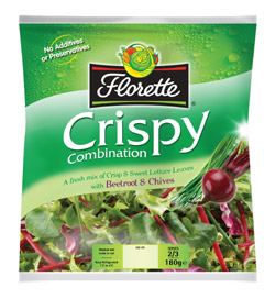 Florette, Ireland’s number one salad brand has launched two new variants; Crispy Combination and Deliciously Crunchy