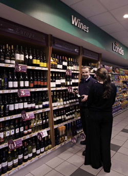 Waters Londis wine selection