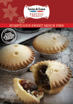 Cuisine de France is offering an appetising range of Festive Delights for the Christmas season.