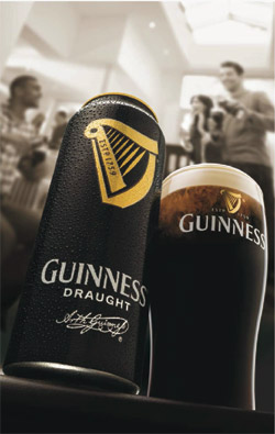 The new look Guinness draught can is available just in time for Christmas