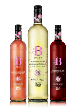 ‘B' by Black Tower is available in red, white and rosé