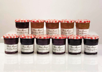 Jams in the Bonne Maman range boast a minimum of 50% whole fruit per 100g of jam product