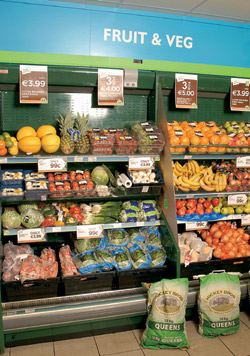 Groomes supplies a lot of the fresh fruit and veg in store
