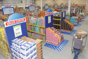  Value Centre Cavan is the first to open with the new image. Wide aisles and clear signage make the store easy to navigate