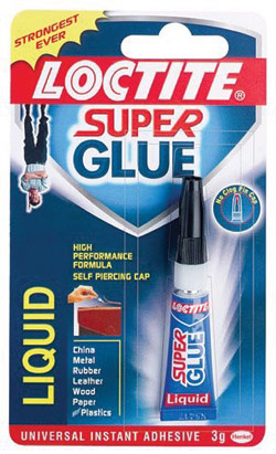 Loctite Superglue is a top Irish brand made by Henkel – the world’s biggest adhesives company
