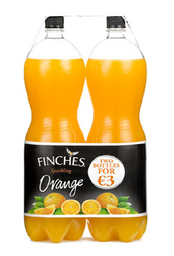 The new Finches 2L Twin Pack is flashed at E3.00 