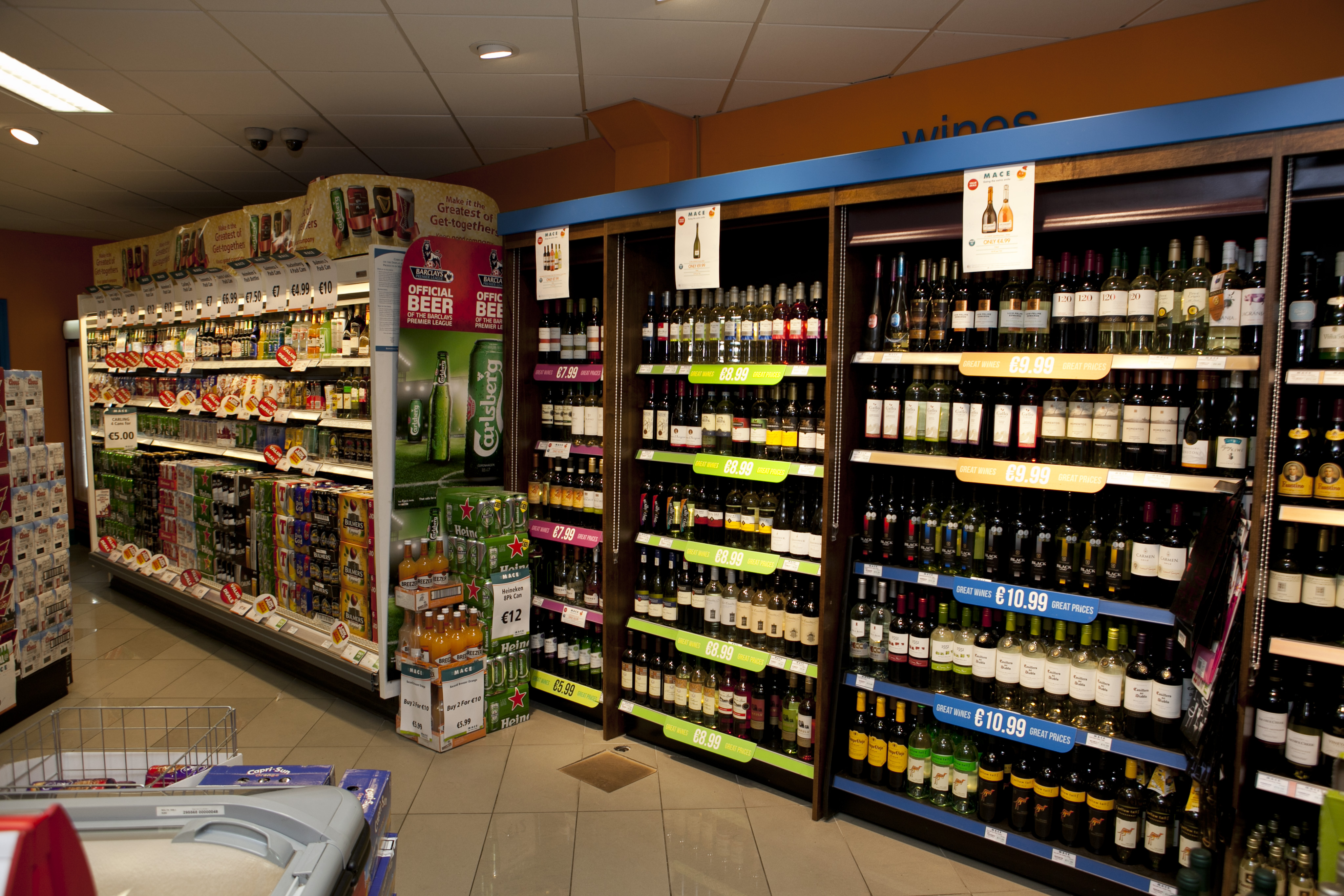 The new off-licence now accounts for around 10% of the business
