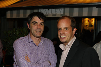 From left: The Bailey Bar Manager Matt Jupe with Brian Clarke, Director of Sales and Marketing, at the official re-opening of the pub just off Grafton Street.