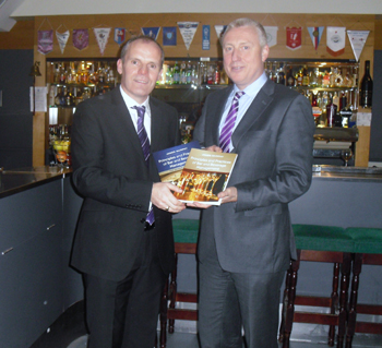 From left: Author James Murphy and LVA Chairman Tom O’Brien who launched two new bar and beverage management books.