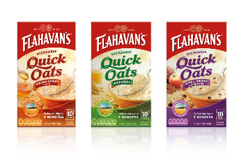 Flahavan's Quick Oats Golden Syrup Sachets come in 10 x 40g servings and can be prepared in the microwave in just two minutes