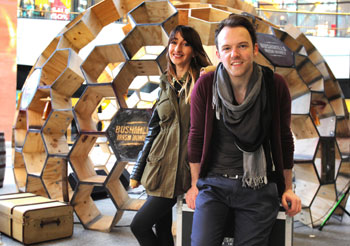 Bushmills commissioned some good friends who&rsquo;re artisans to make the launch memorable by handcrafting a 14 square foot Honey Hive.  2500 screws, 250 hours, 200 hexes and 10 whiskey casks later, the handcrafted wooden hive will play host to a surprise live gig in Temple Bar Square, Dublin from acclaimed Northern Irish artist Rams&rsquo; Pocket Radio.