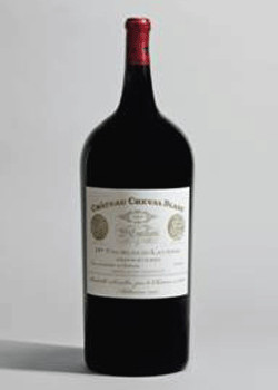 This bottle of 1947 Cheval Blanc bordeaux - a snip at €223,000.