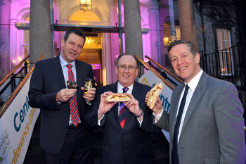 Ian Allen, Centra sales director; Martin Kelleher, Centra managing director; Diarmuid McHugh, chairman, Centra Retailer Council