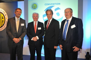 David O’Neill, MD, SHS Sales & Marketing and ESMA 2013 president; Dr Joe Sloan, chairman, SHS Group; Aidan Cotter, chief executive, Bord Bia and Michael Howard, managing director, SHS Group