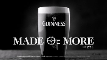 Guinness – dethroning Greene King IPA as official beer of English rugby team.