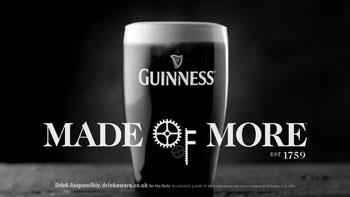 Guinness &ndash; dethroning Greene King IPA as official beer of English rugby team.