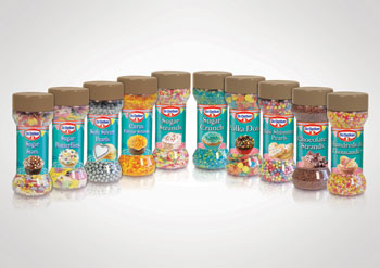 Dr. Oetker is number one in baking finishings and aids and seeks to protect this with its latest launch of 13 new edible decoration lines