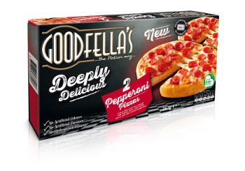 Goodfella's new Deeply Delicious range has two variants; Cheese and Pepperoni