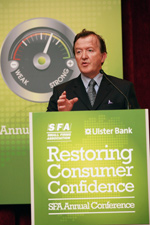 Minister Perry has asked representatives of AIB and Bank of Ireland to address the next meeting of the AGSB.