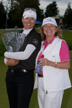 Tipperary Mineral Water’s Marie Cooney had the honour of playing with Sophie in the Pro-Am.