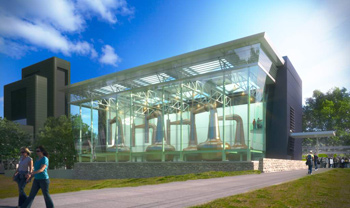 An architect’s rendition of the proposed new potstill stillhouse at the Midleton Distillery in Cork.