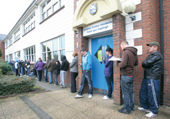 Queuing for a living: European unemployment stands at 10% with Ireland well ahead at 13.8%