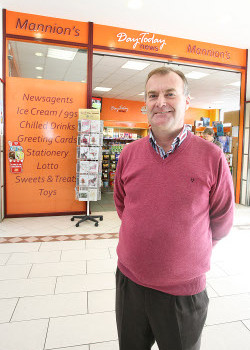 Store owner Martin Mannion has operated the unit for the last 13 years in Oranmore Shopping Centre