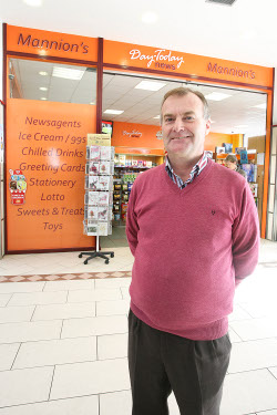 Store owner Martin Mannion has operated the unit for the last 13 years in Oranmore Shopping Centre