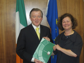 Minister for Small Business John Perry TD has asked NOffLA to make a submission to the Advisory Group for Small Business through talks with NOffLA and its Chairperson Evelyn Jones.