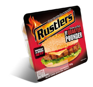 KCF’s top three Rustlers products include The Flame Grilled Quarter Pounder, Chicken Sandwich and BBQ Rib
