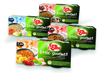Little Gourmet meals are the perfect way to provide variety and introduce new and exciting flavours, vegetables and herbs into a baby’s diet