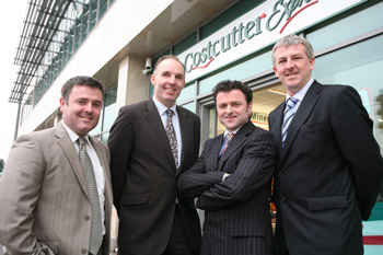 Noel Brady, sales manager Barry Group, John McAllen, commercial director Barry Group, Mark Malone, Costcutter Raven Hall Bray, Oliver Savage, business development manager Barry Group