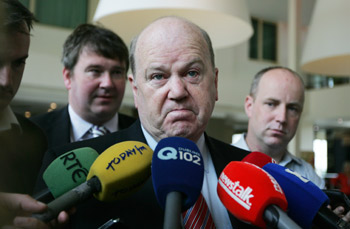 Not much to smile about: Michael Noonan's new budget will prove 'a pre-Christmas shocker', according to Dan White