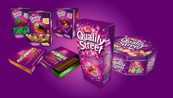 Last Christmas tins of Quality Street experienced + 30% YOY growth