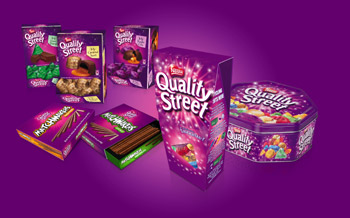 Last Christmas tins of Quality Street experienced + 30% YOY growth