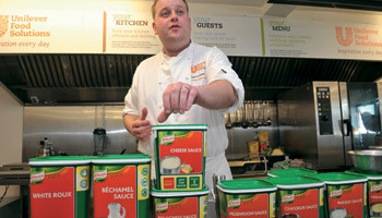 Mark McCarthy, head chef at the Unilever Food Solutions Culinary Development Centre, Dublin